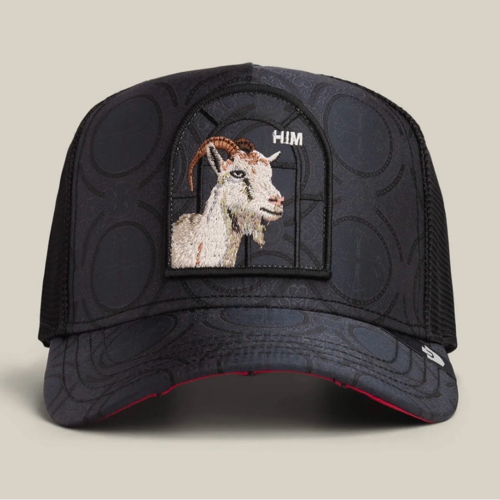 Goorin Brothers “HYMN” Trucker Hat. Mesh Snapback Black/ Red NWT